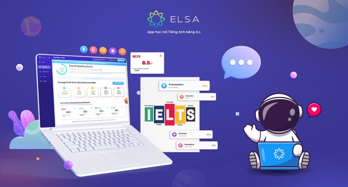 Review ELSA Speech Analyzer: Công cụ luyện IELTS Speaking online miễn phí 
