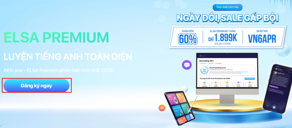 Hướng dẫn mua gói học ELSA Premium - 1