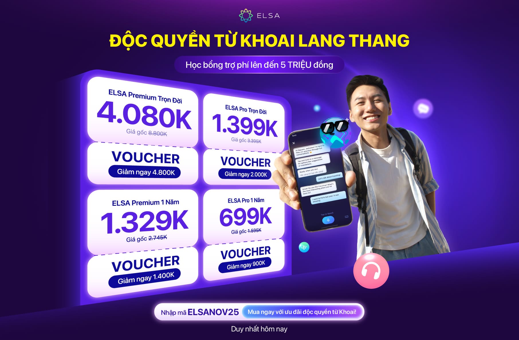 ELSA Premium 1 năm