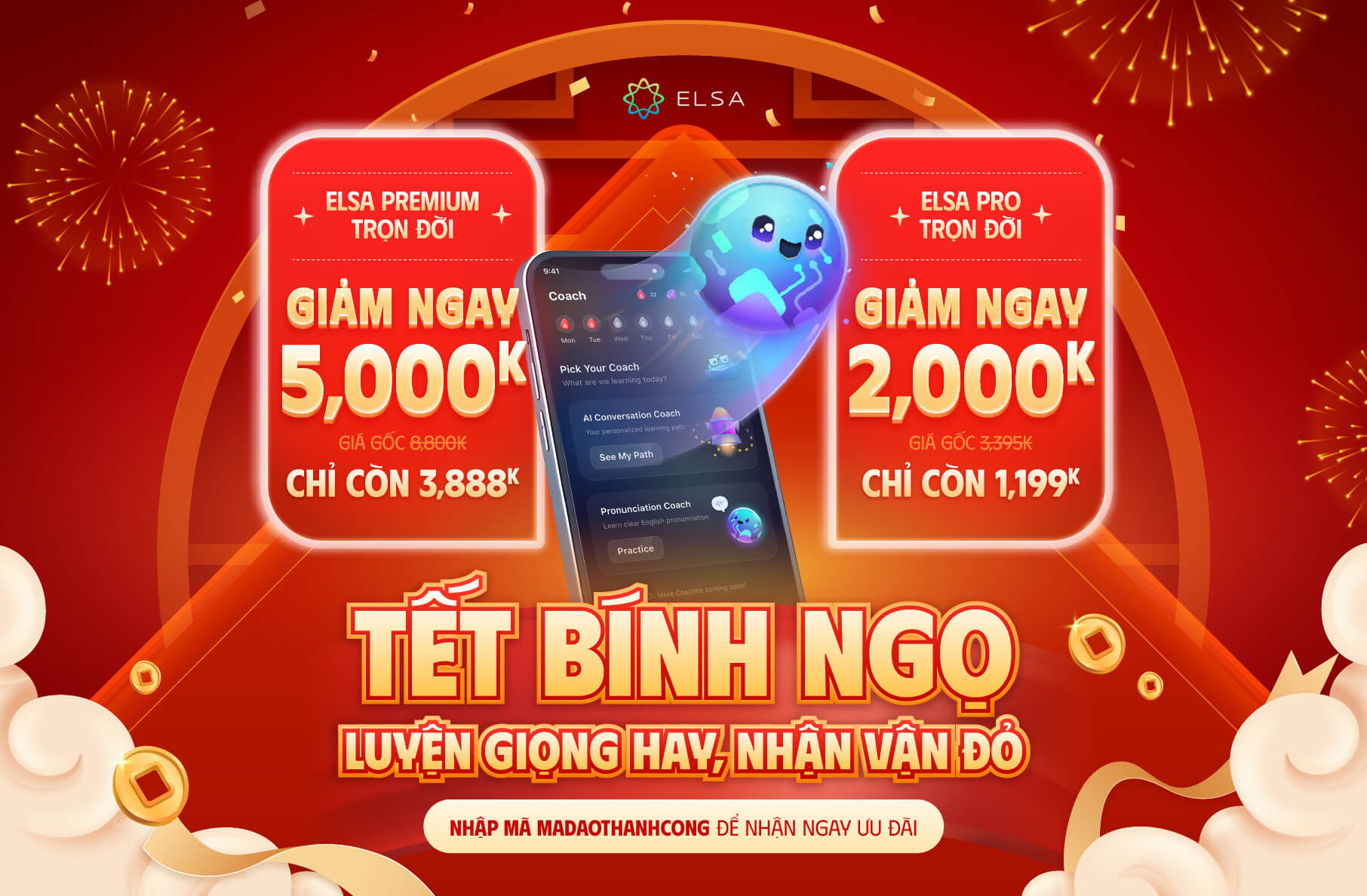 ELSA Premium Trọn Đời
