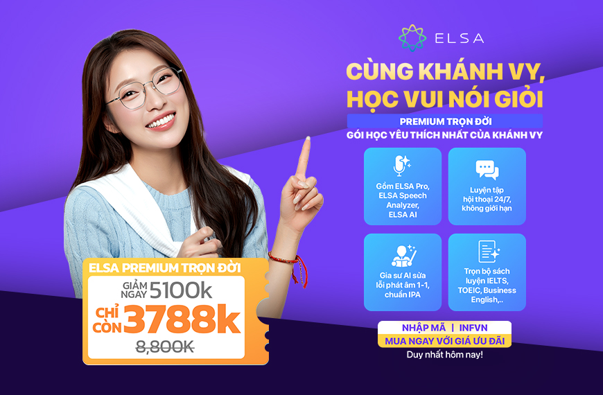 ELSA Premium trọn đời