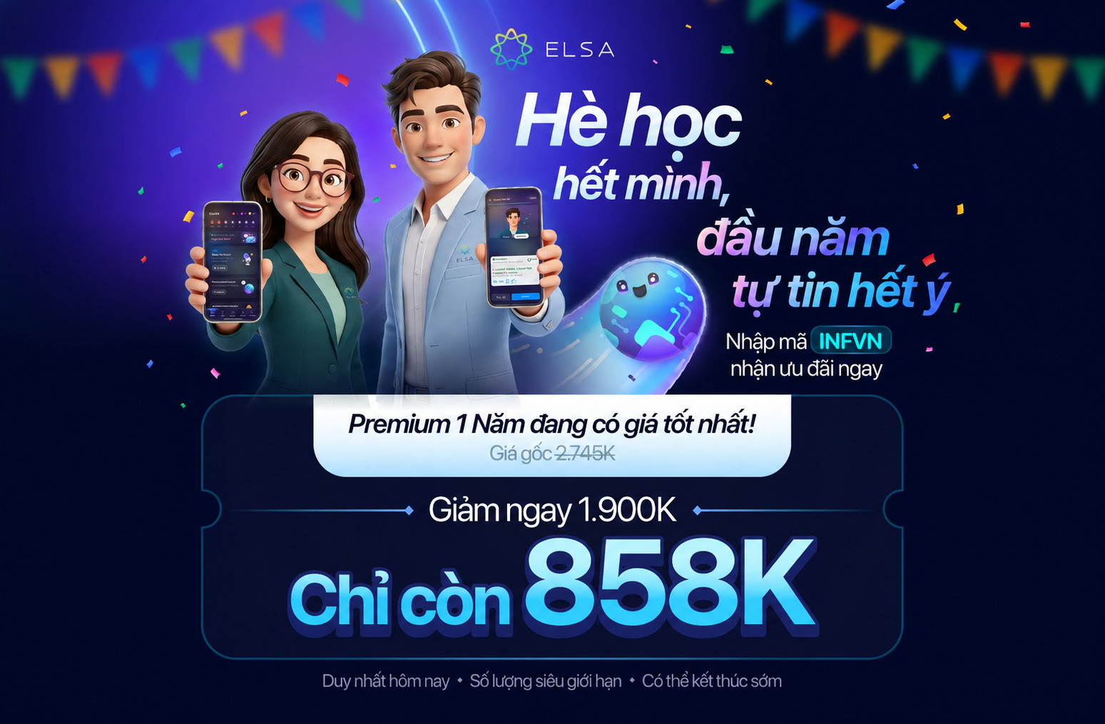 ELSA Premium 1 năm