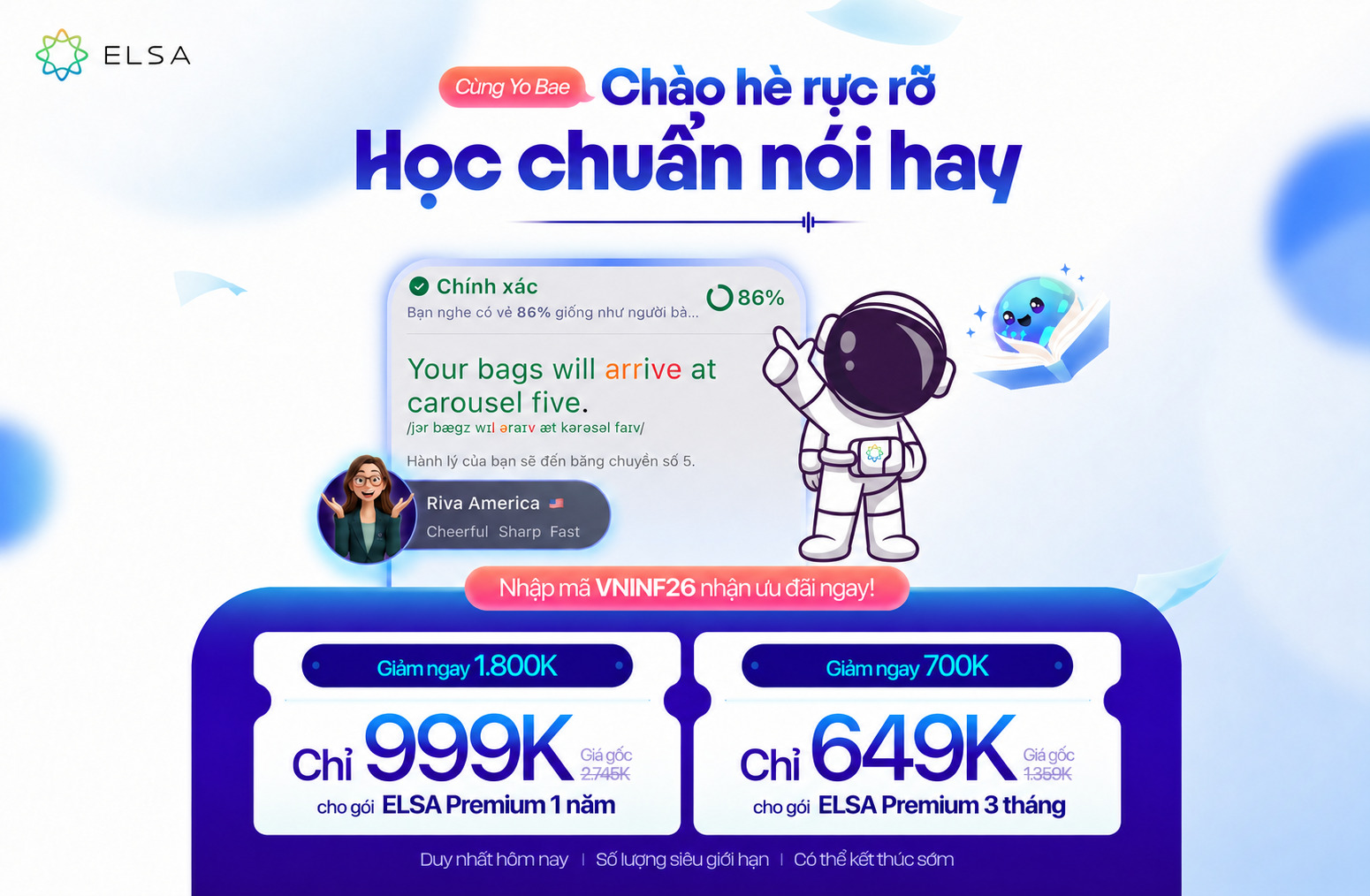 ELSA Premium 1 năm