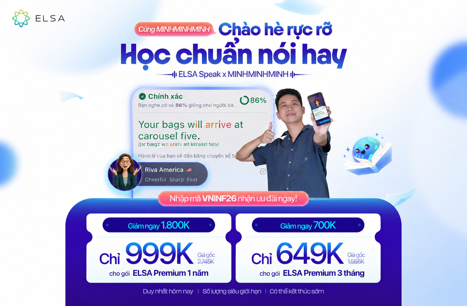 ELSA Premium 1 năm