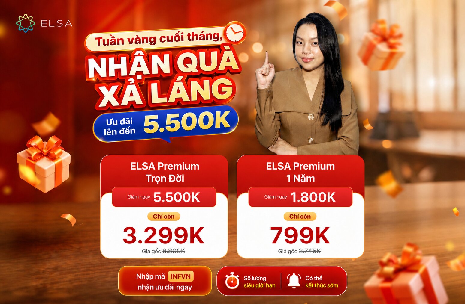ELSA Premium 1 năm