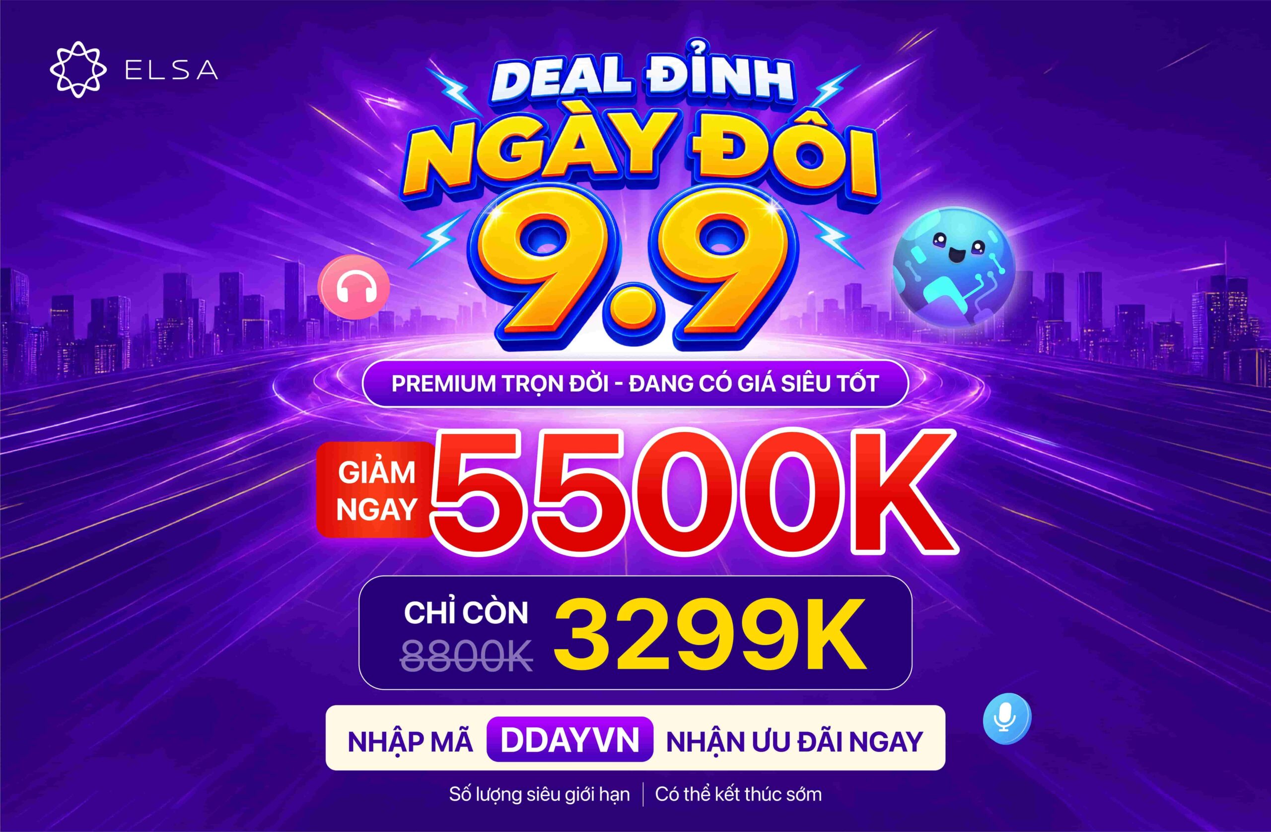 ELSA Premium Trọn Đời