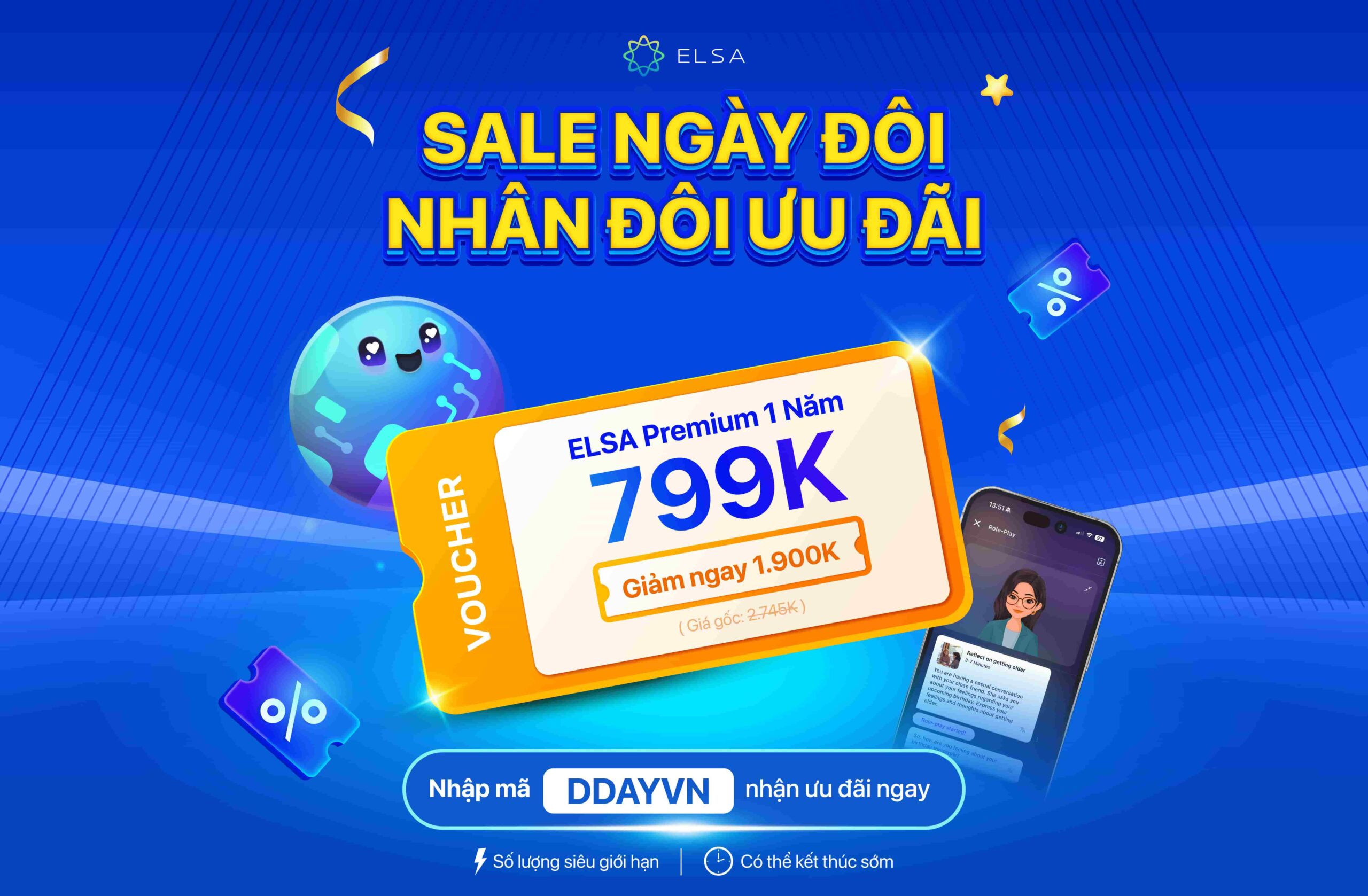 ELSA Premium 1 năm